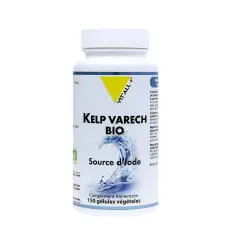 Kelp Varech BIO 150 gélules. Source d'Iode.