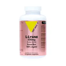 L-Lysine 500 mg - 120 gélules