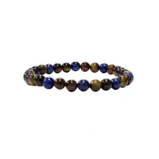 Bracelet Lapis lazuli, Œil de tigre, Œil de taureau