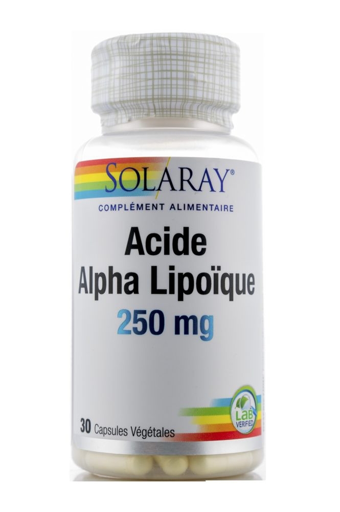 Acide alpha lipoique, 30 capsules DDM
