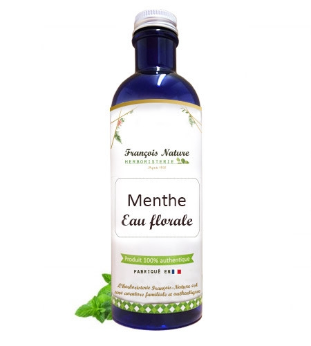 Eau florale menthe poivrée (Hydrolat)