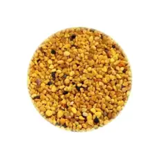 Pollen multicolore en grains